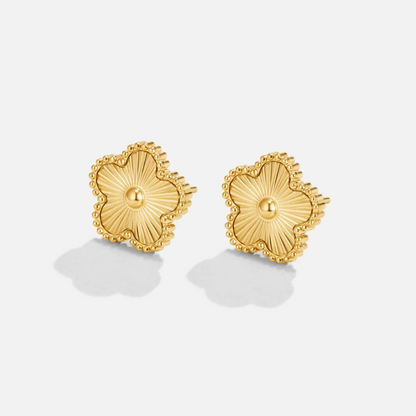 Orecchini Elysian Clover in oro 18k