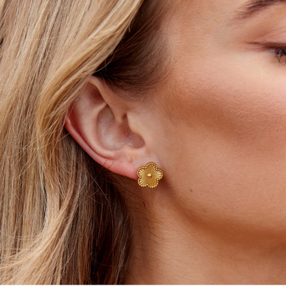 Elysian Clover Earings 18k Gold