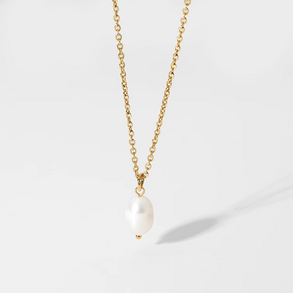 Ella Freshwater Pearl Necklace 18K Gold