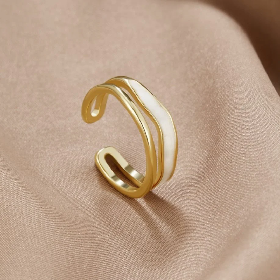 Layered Wrap Ring Gold