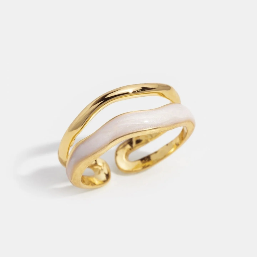 Layered Wrap Ring Gold