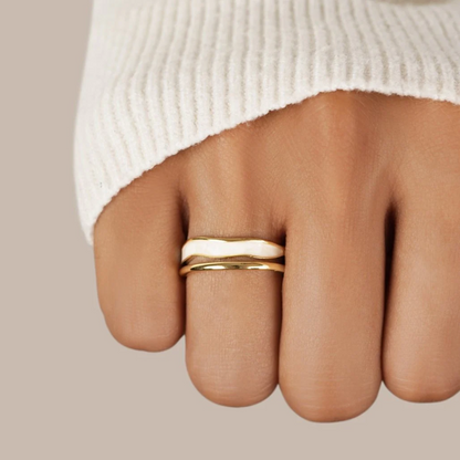 Layered Wrap Ring Gold