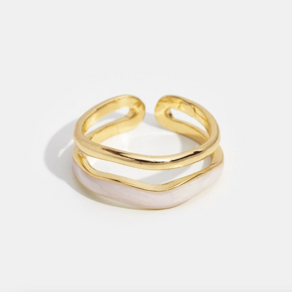 Layered Wrap Ring Gold